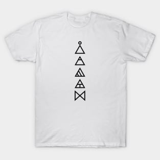 Learn,  Explore, Express, Create, and Reflect Minimalist glyphs T-Shirt